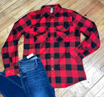 Distressed Graham Falcons Flannel