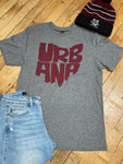 Maroon Urbana State Gray Tee