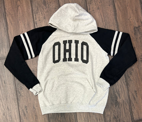 Ohio Black Sleeves Hoodie