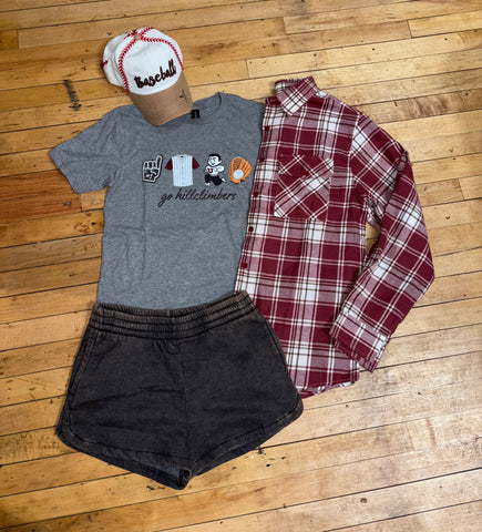 Go Hillclimbers Baseball Tee
