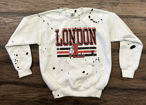 YOUTH LONDON SPLATTER CREWNECK