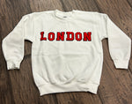 Youth London Glitter Letter Crewneck