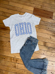 FLoral Block OHIO Tee