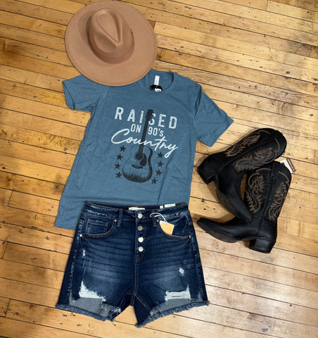 Raised on 90's Country Guitar Tee