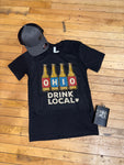 Vintage Bottle Ohio Drink local tee