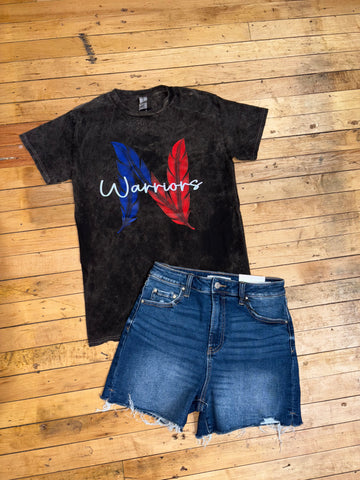 Washed Leaf N Warriors Tee