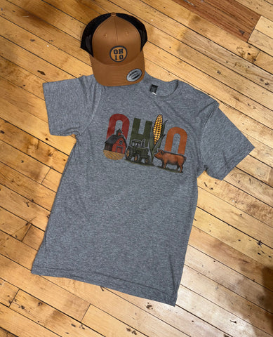 Ohio Farm Pig Tee