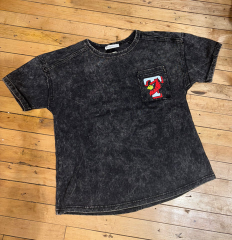 TRIAD ACID WASH POCKET TEE