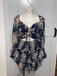 Floral Navy Dress