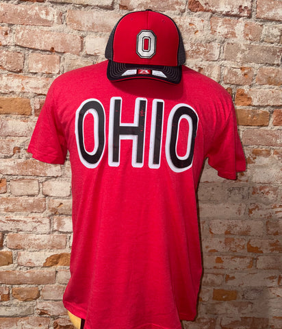 Block Ohio red Tee