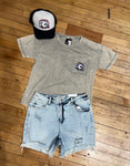 FALCON ACID WASH POCKET TEE