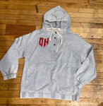 Block OH State 4 button pullover