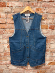 Denim Vest With Pockets
