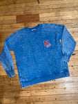 N dub ACID WASH FRONT POCKET PULLOVER
