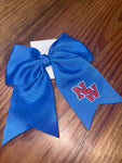 school Logo Alligator Clip Bow