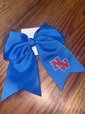 school Logo Alligator Clip Bow