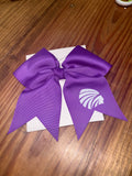 school Logo Alligator Clip Bow