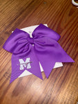 school Logo Alligator Clip Bow