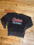 Washed Distressed Graham Falcons Pullover