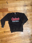 Acid Wash Cardinals Football Pullover