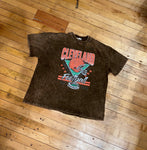 Cleveland Football est 1946 Washed Cotton Oversized Tee