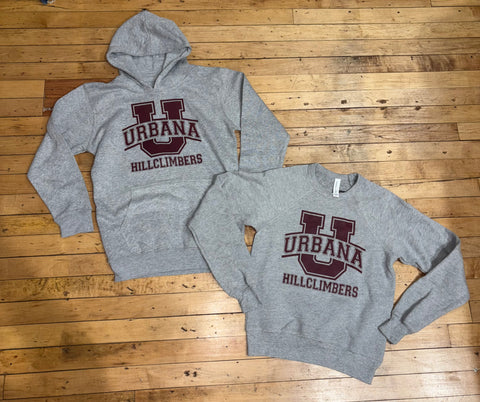 Youth Block U Urbana Hillclimbers hoodie