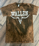 Acid Wash Wallen Skull Tee