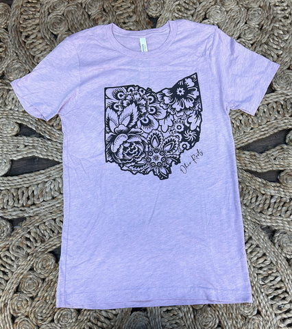 Floral Ohio Roots Tee