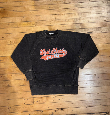 Script West Liberty Salem Acid Wash Pullover