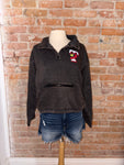 T Cardinal HALF Button FLEECE PULLOVER