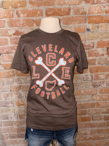 Cleveland Football Bone Tee