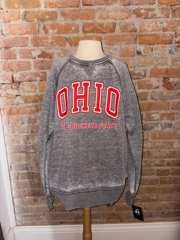 Vintage Ohio The Buckeye State Hoodie
