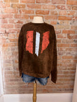 Cleveland Stripped Ohio Stonewash Crewneck