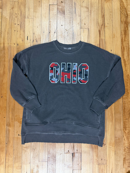 OHIO Camo Pocket Crewneck
