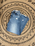 Mid Rise Crop Denim Jeans