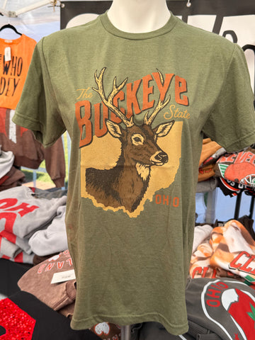 The Buckeye State Deer Ohio Tee