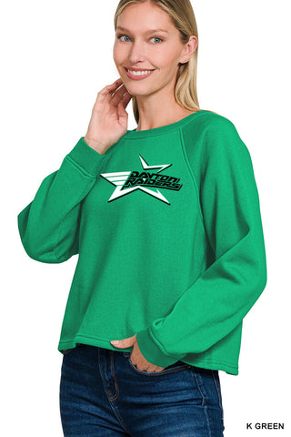 Dayton Raiders Star Crewneck Crop