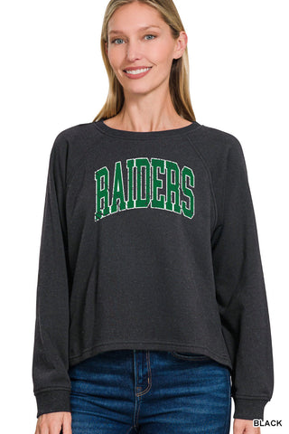 Raiders Crop Crewneck