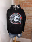 Falcons Head Ladies Cut Cowl Neck Sweatshirt