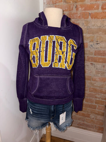 Vintage Distressed BURG Hoodie