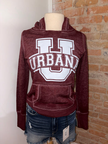 Vintage U Urbana Ladies Cut Hoodie