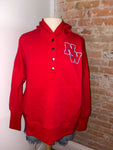 NW 4 Button Red pullover