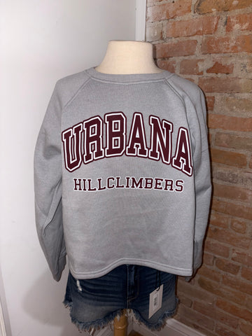 Urbana Hillclimbers Crop Crewneck