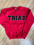 Triad Glitter Letter Crewneck/youth & adults