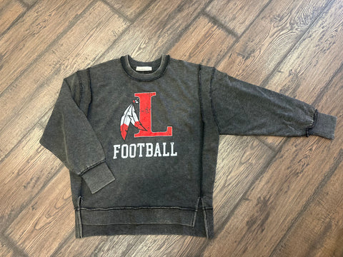 London Spirt Washed f/terry lightweight sweatshirt