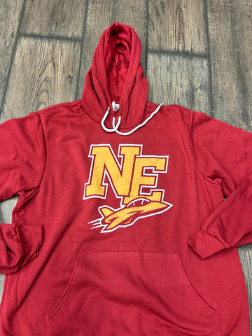 Northeastern distressed hoodie