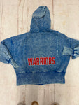 Northwestern Warriors Acid Wash Zip-up Hoodie