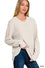 Round neck basic sweater