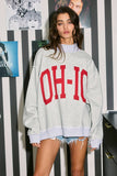 IT2594-OH-IO | 'OH-IO & OH' Reversible Mockneck Sweatshirt