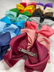 Texas Size Big Hair Bows - French Clip - 6.5"